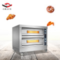 Hotel Commercial Baking Equipment Double Layer Stainless Steel Electric Oven